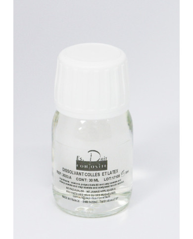 Dissolvant pour colle et latex 30ml