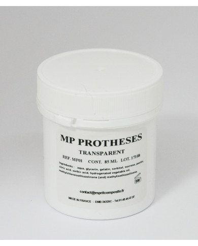 Matière prothèse transparent 85ml 