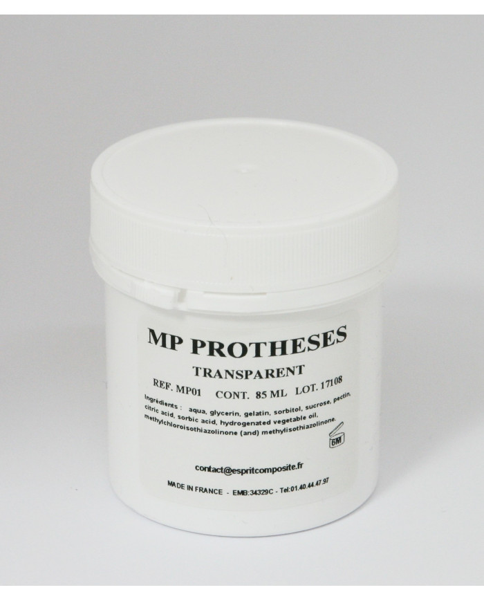 Matière prothèse transparent 85ml 