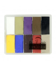 Fard creme palette 10 couleurs FX