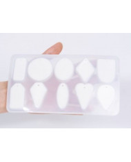 Moule en silicone 10 formes élégantes