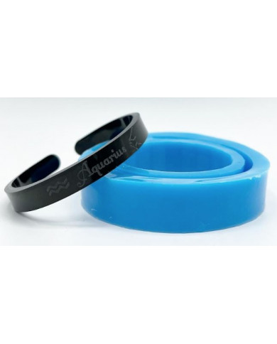 Moule silicone bracelet zodiaque Verseau  ( Aquarius ) 