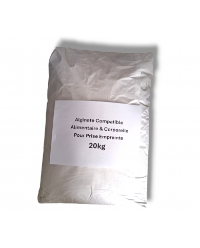 Alginate Compatible Alimentaire pour prise empreinte